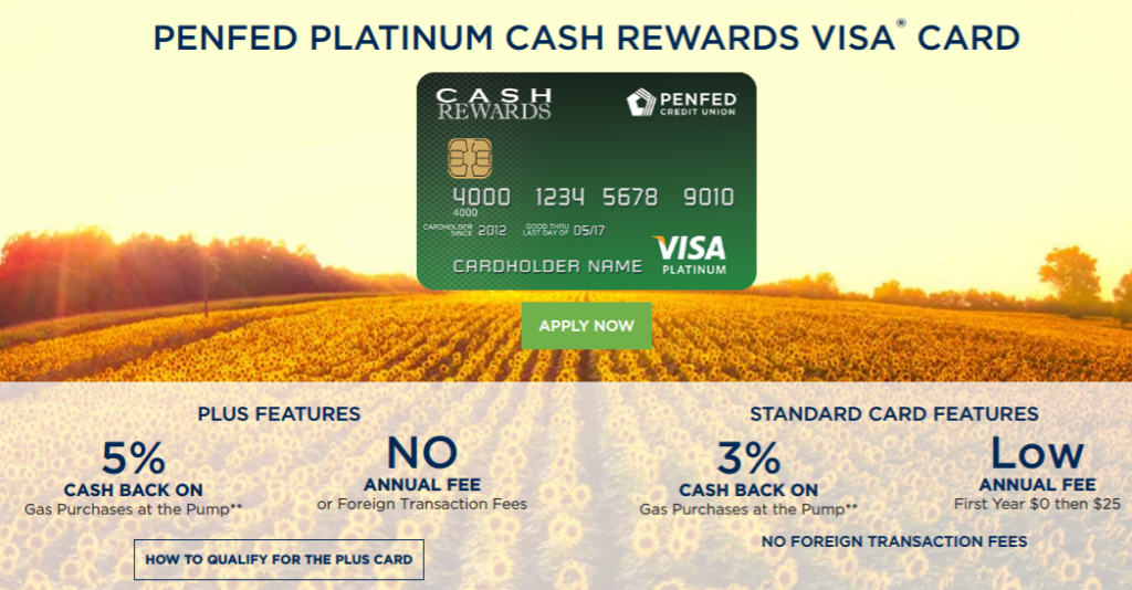 PenFed Cashback Rewards Credit Card 