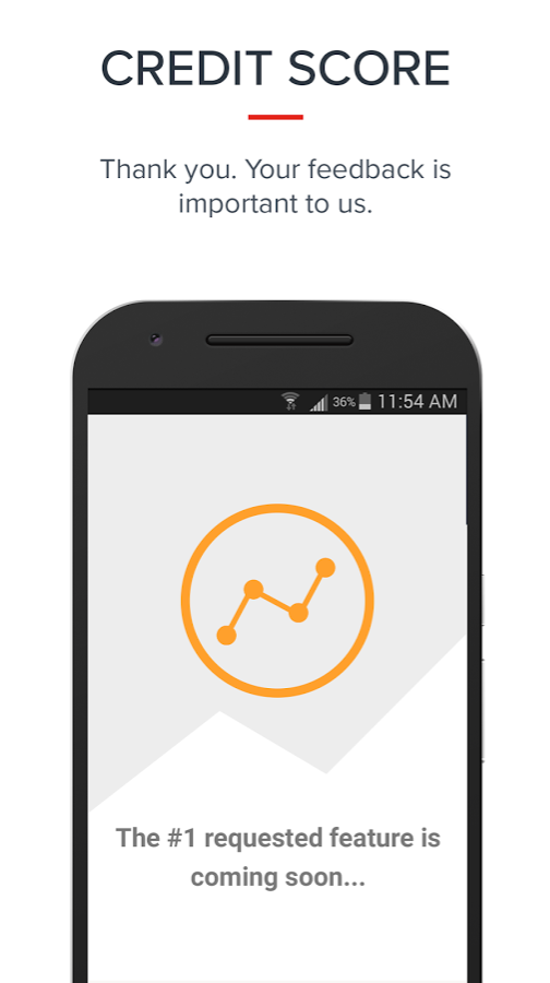 Feature for LifeLock App - Ability to Track Your Credit Score